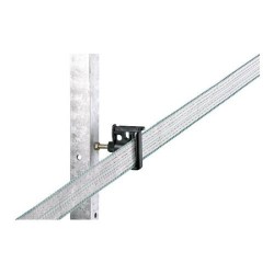 Izolátor klipsový se závitem M6 + 2 ks matice pro pásku do 40 mm