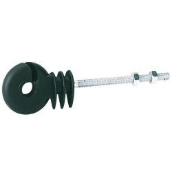 Izolátor kruhový se závitem a maticí M6, délka 16 cm