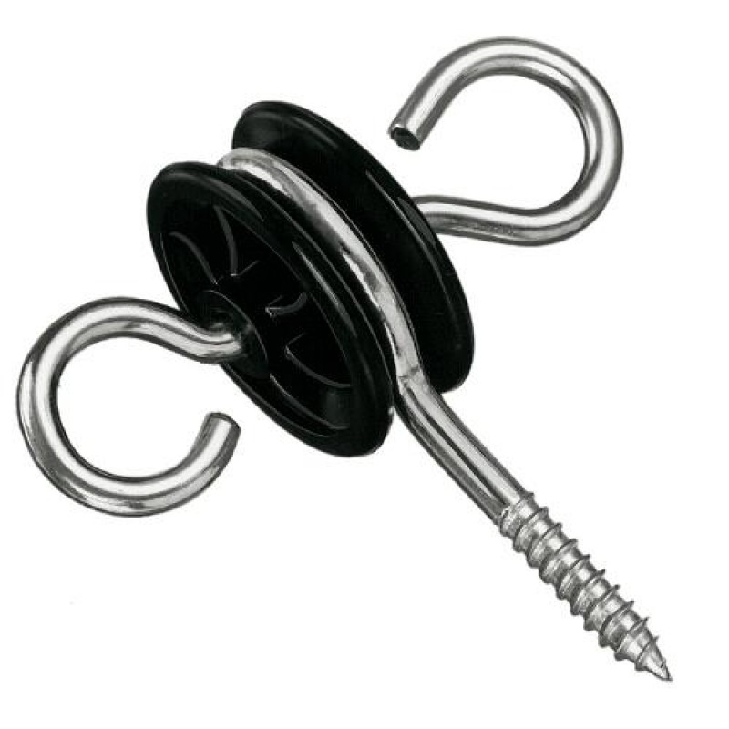 Izolátor koncový k brance s vrutem prům. 6 mm, 2 oka