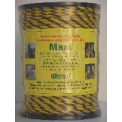 MAXI  lano PP, 7?,/ 100m,?, 6mm, 200m,720 kg, žluto černé, 3x 0,25mm Cu/Sn