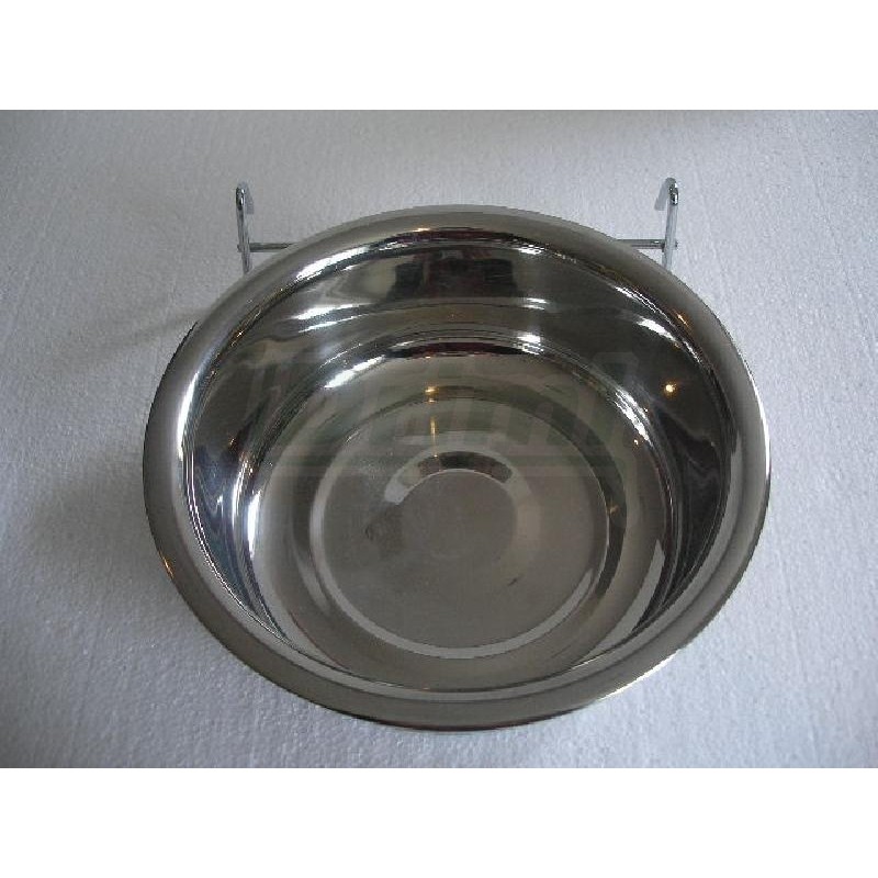 Nerez miska 1,4 l, držák s háčky na uchycení