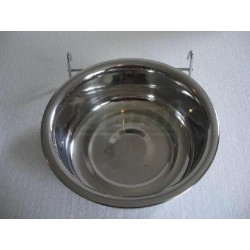 Nerez miska 1,4 l, držák s háčky na uchycení