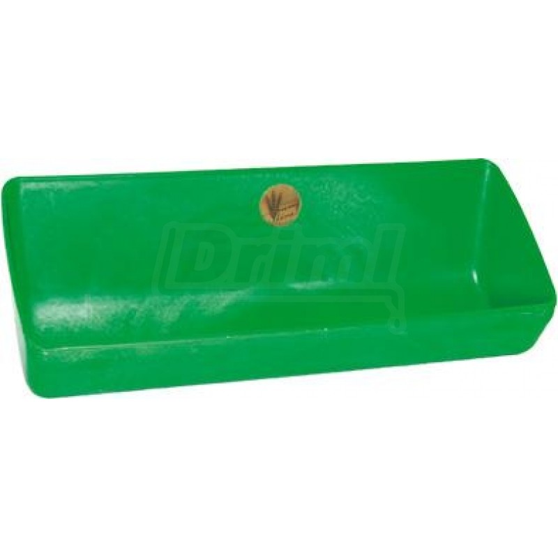 Krmné koryto pro prasata,   vhodné i pro ovce, kozy atd.    77 cm, 10 l, hloubka 284 mm, zelené