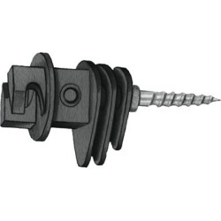 Euro izolátor pro ohradníková lana do 8 mm s vrutem 6 mm