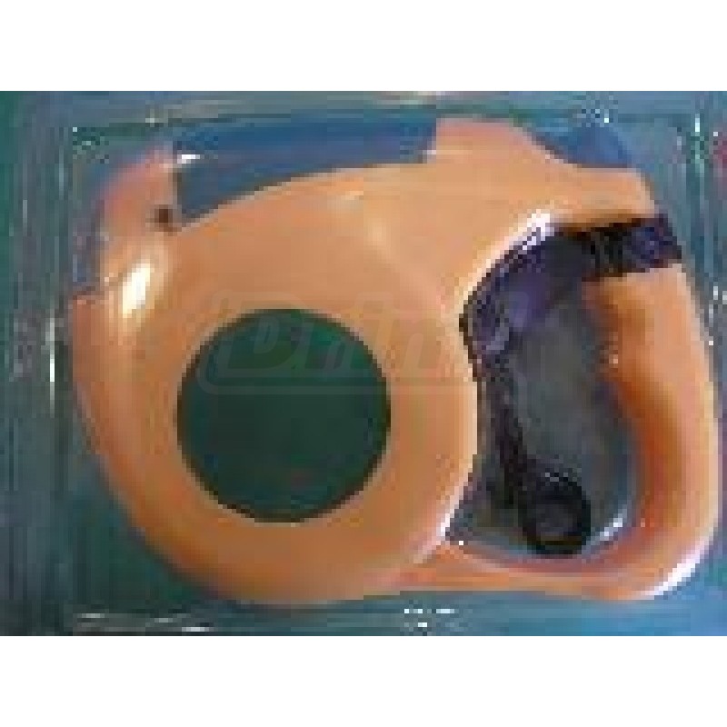 Vodítko samonavíjecí s reflexní páskou, baterkou, 4 m, do 30 - 35 kg, žluto - zelené