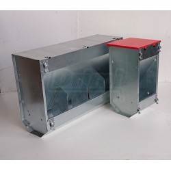 Zásobník na granule a zrno s víkem vnější 1 oddíl