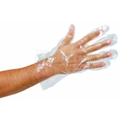 Rukavice jednorázové polyetylénové, 100 ks v balení, vel.L