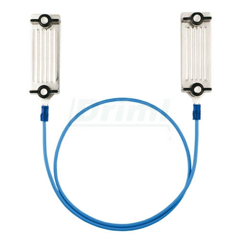 Propojovací kabel na pásku elektrických ohradníků, 60 cm, nerez