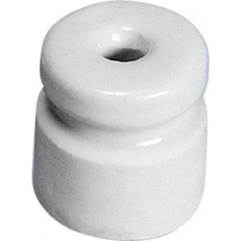Izolátor porcelánový válcový, pro stabilní ohrady