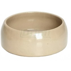 Keramická miska 0,25 l béžová, glazovaná
