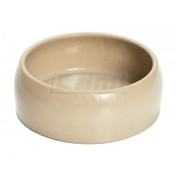 Keramická miska 0,5 l béžová, glazovaná