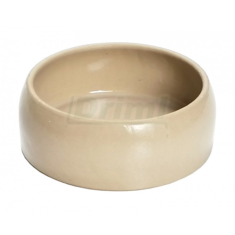 Keramická miska 0,5 l béžová, glazovaná