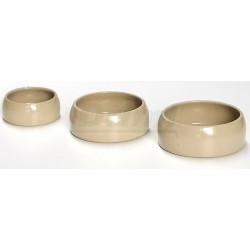 Keramická miska 0,5 l béžová, glazovaná