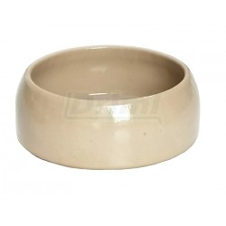 Keramická miska 0,5 l béžová, glazovaná