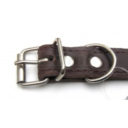 Obojek kožený  délka 60 cm, šířka 2,4 cm