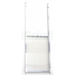 Padací dvířka polykarbonátová  250 x 380 x 8 mm, lyžiny 750 mm, pro slepice ...