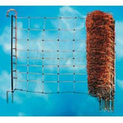 Síť ohradníková OVI  90cm, ORANŽOVÁ, dvojitá špice