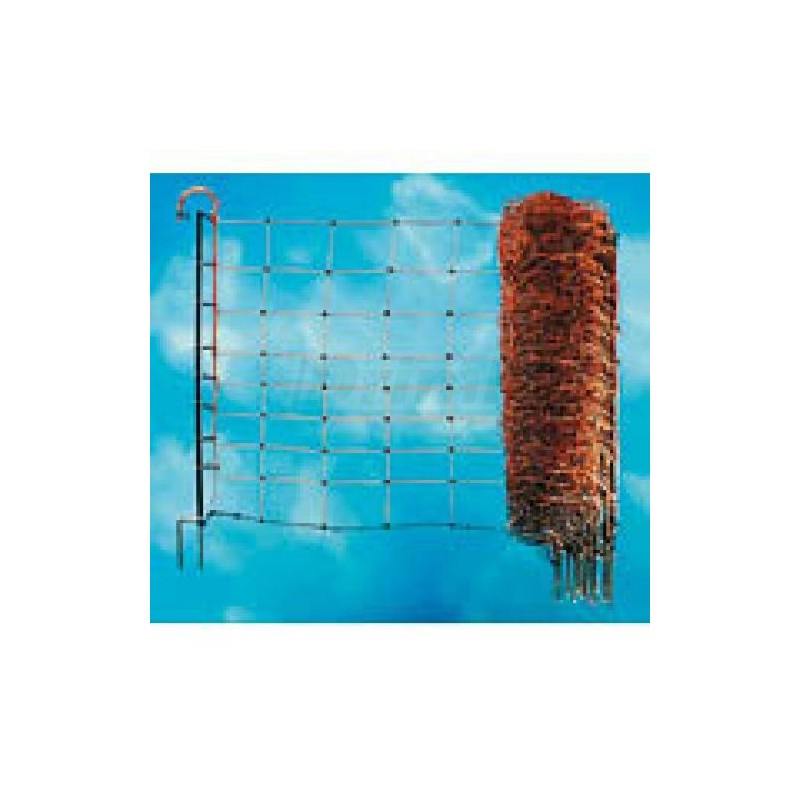 Síť ohradníková OVI  90cm, ORANŽOVÁ, dvojitá špice