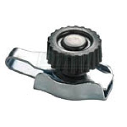 Spojka na lano  s plastovou maticí  a háčkem do 6 mm