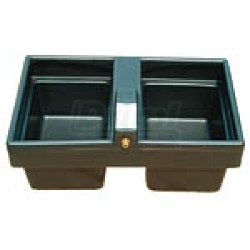 Napájecí žlab dvojitý 180 litrů, polyetylenový