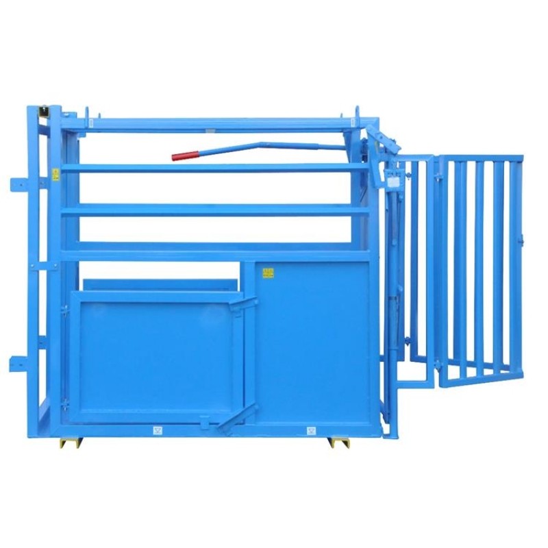 Klec fixační s čelem Priefert a košem