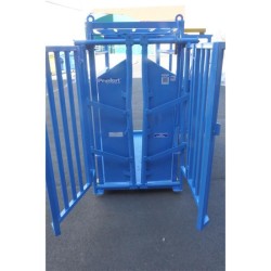 Klec fixační s čelem Priefert a košem