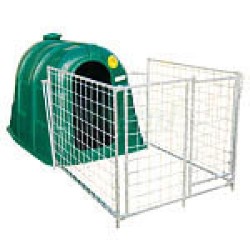 Ohrádka k boudě pro telata s dvířky