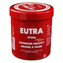 EUTRA TETINA - péče o vemeno 1000 ml, pravý švýcarský mléčný tuk bez chuti a zápachu, neomezená životnost
