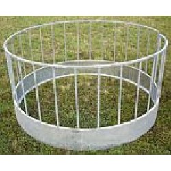 Krmelec pro ovce kruhový, výška 90cm,  28 míst, rovné příčky. průměr 170cm