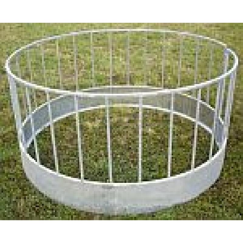 Krmelec pro ovce kruhový, výška 90cm,  28 míst, rovné příčky. průměr 170cm