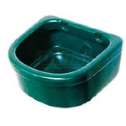 Žlab s hranou rovný JFC, zelený, 15 l