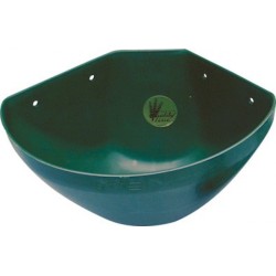 Žlab rohový  zelený , 16L,