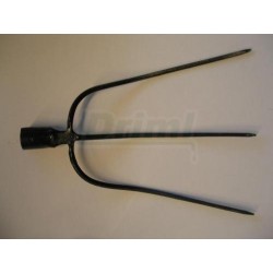 Vidle 3 hroté, lakované, široké 26 cm, Bavorky, Standard