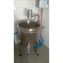 Šaržový paster - sýrařský kotel MSKD 110 do 90°C, 9 kW