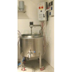 Šaržový paster - sýrařský kotel MSKD 110 do 90°C, 9 kW