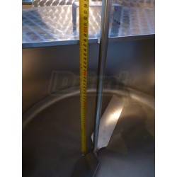 Šaržový paster - sýrařský kotel  MSKD 200, do 90°C, 12 kW, s vrtulovým míchadlen