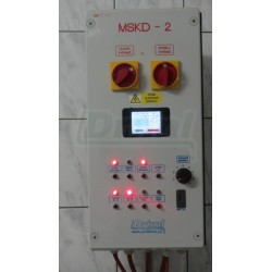 Šaržový paster - sýrařský kotel  MSKD 200, do 90°C, 12 kW, s vrtulovým míchadlen