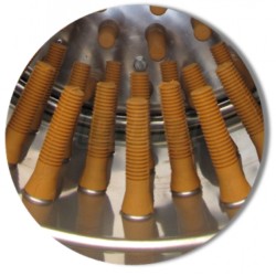 Škubačka drůbeže karuselová BRM 1800  na  kachny a veškerou hrabavou drůbež