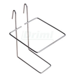 Drátěný držák napáječek možnost umístění vně i uvnitř klece