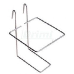 Drátěný držák napáječek možnost umístění vně i uvnitř klece