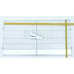 Dvířka dvojitá žárově zinkovaná 900x480 mm