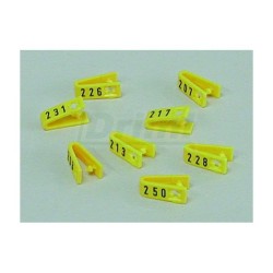 Křídelní známka plastová, balení 50 ks