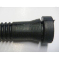 Prst do bubnových škubacích strojů, kulatý průřez 20 mm, černá guma