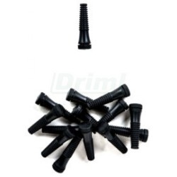 Prst do bubnových škubacích strojů, kulatý průřez 20 mm, černá guma