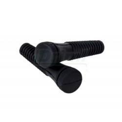 Prst do bubnových škubacích strojů, kulatý průřez 20 mm, černá guma