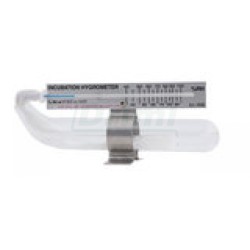 Vlhkoměr -  komplet mokrý teploměr s baňkou a stupnicí přímo v % RH