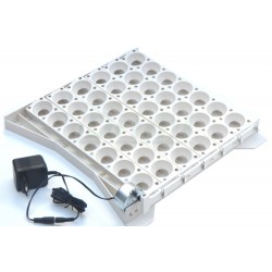 Automatický obraceč vajec na 42 slepičích vajec, včetně motorku 4W a adaptéru 220/12V