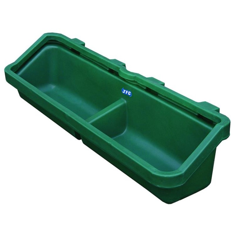 Žlab s vnitřní hranou 140 cm, závěsný, zelený, 45 l