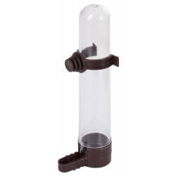 Napáječka plastová 65ml pro drobné ptactvo s držákem