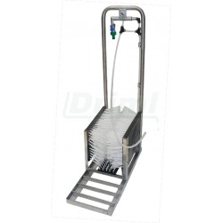 Průtokový kartáč na boty